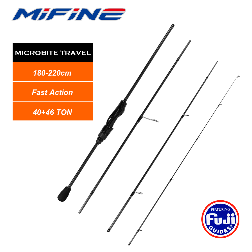 Kastking Reel Zephyr - Wędka spinningowa MIFINE MICROBITE TRAVEL, włókno