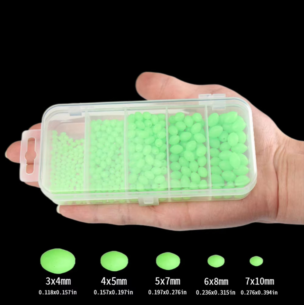 Fishing Lure Topwater - 375 sztuk/zestaw świecące w nocy wędkarstwo