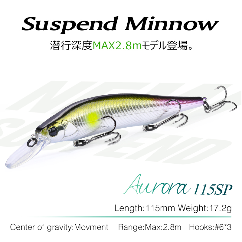 TSURINOYA 115mm 17.2g Przynęta – Fishing Lure Jerkbait recenzja i cena