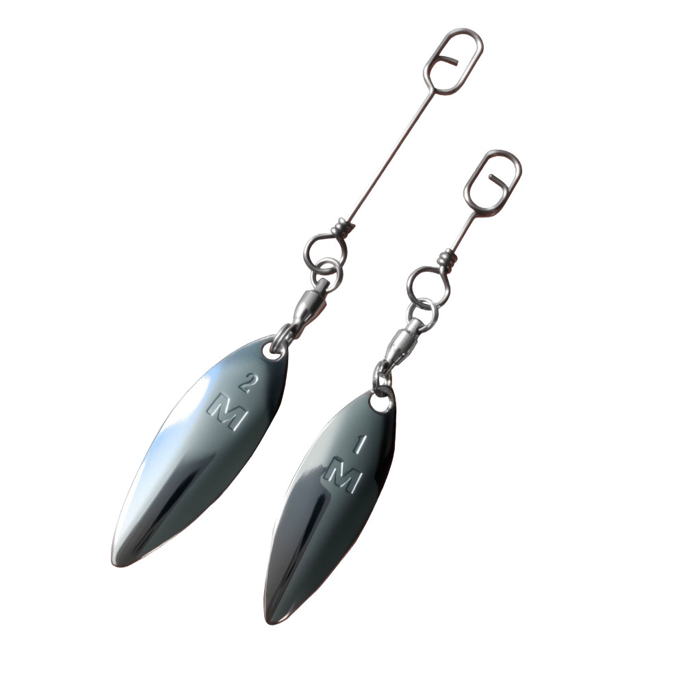 10 sztuk ostrza Willowleaf prz – Fishing Lure Blade Bait recenzja i cena
