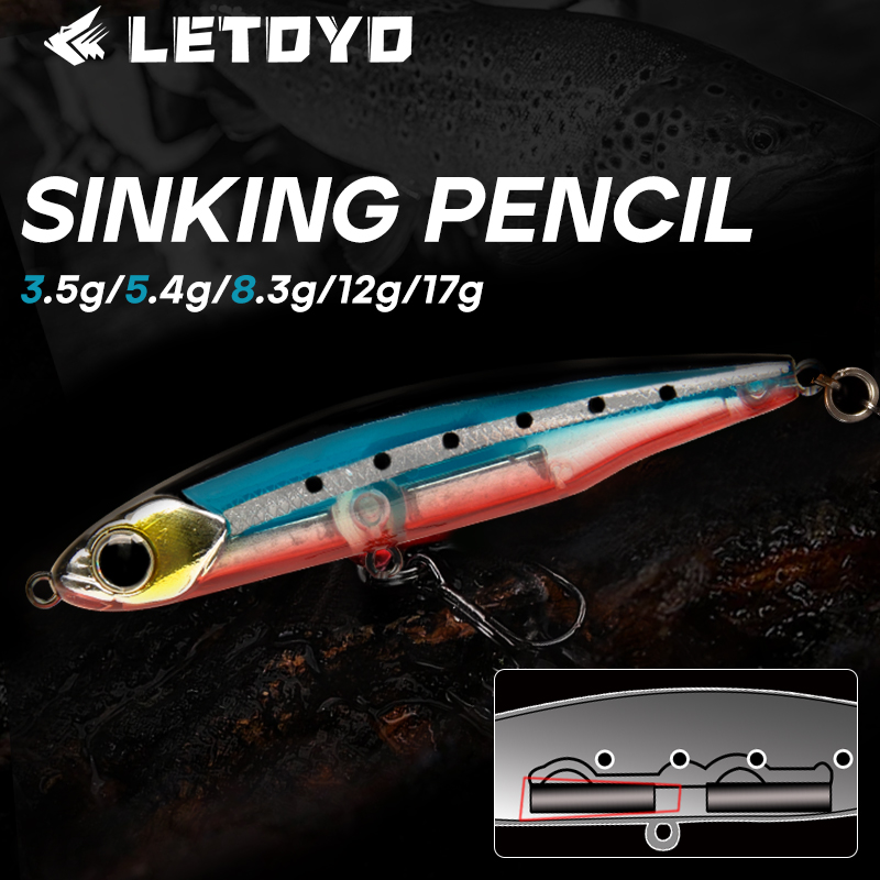 LETOYO Sinking Pencil 17g 12g- – Fishing Lure Topwater recenzja i cena