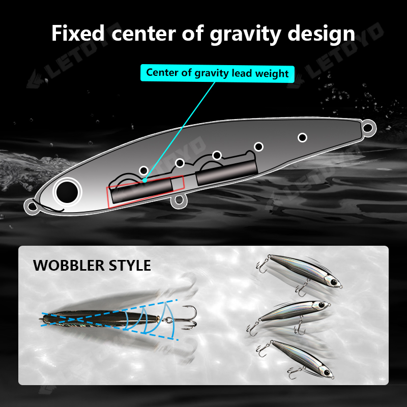 LETOYO Sinking Pencil 17g 12g- – Fishing Lure Topwater recenzja i cena