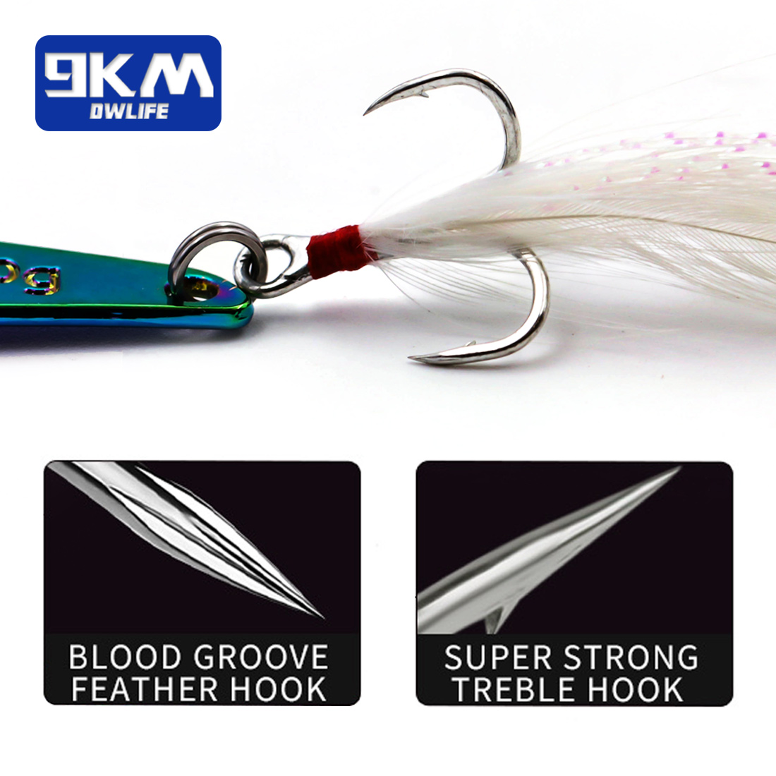 9KM 1 SZT. Metalowe Przynęty W – Fishing Lure Blade Bait recenzja i cena