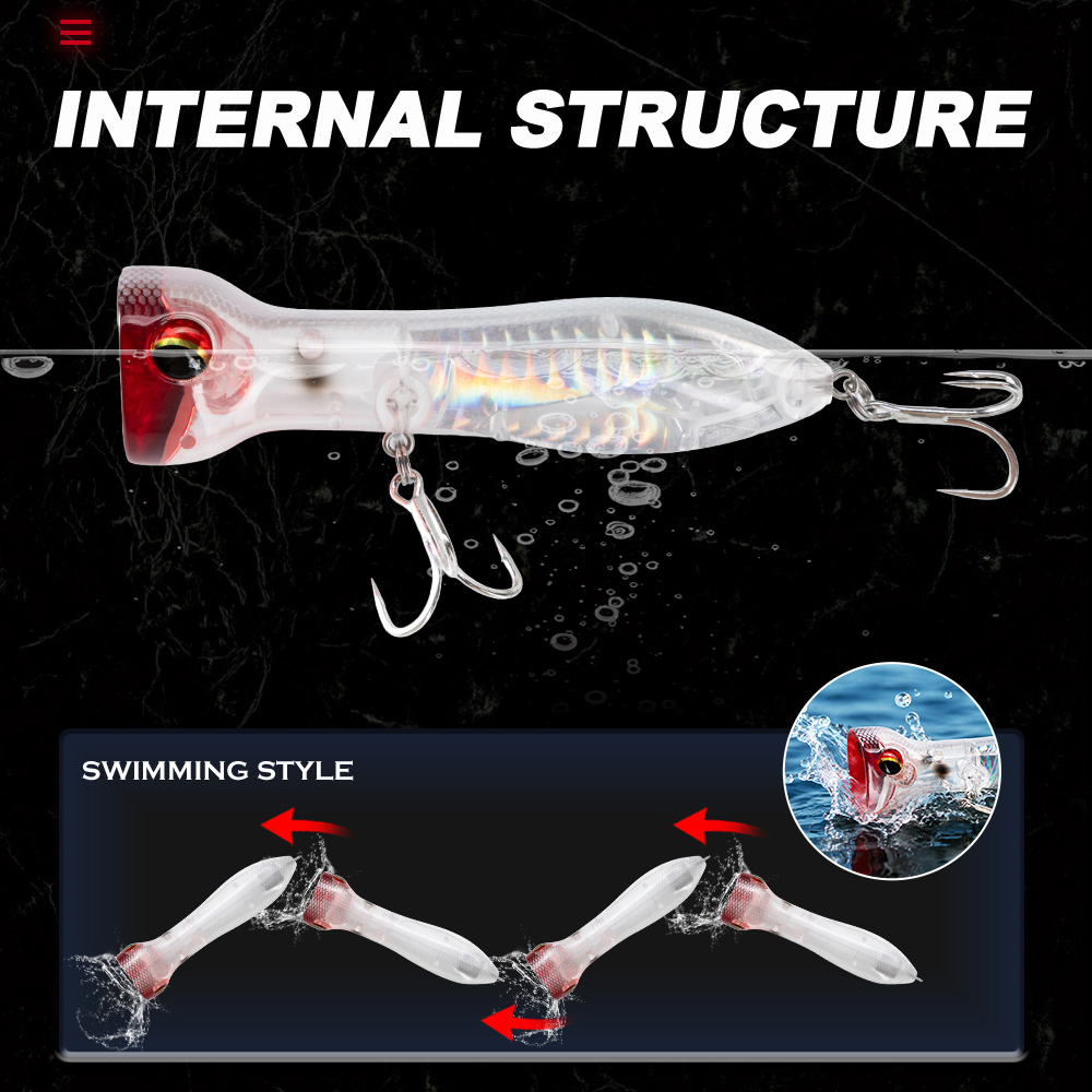 Hunthouse Topwater Floating Po – Fishing Lure Popper recenzja i cena